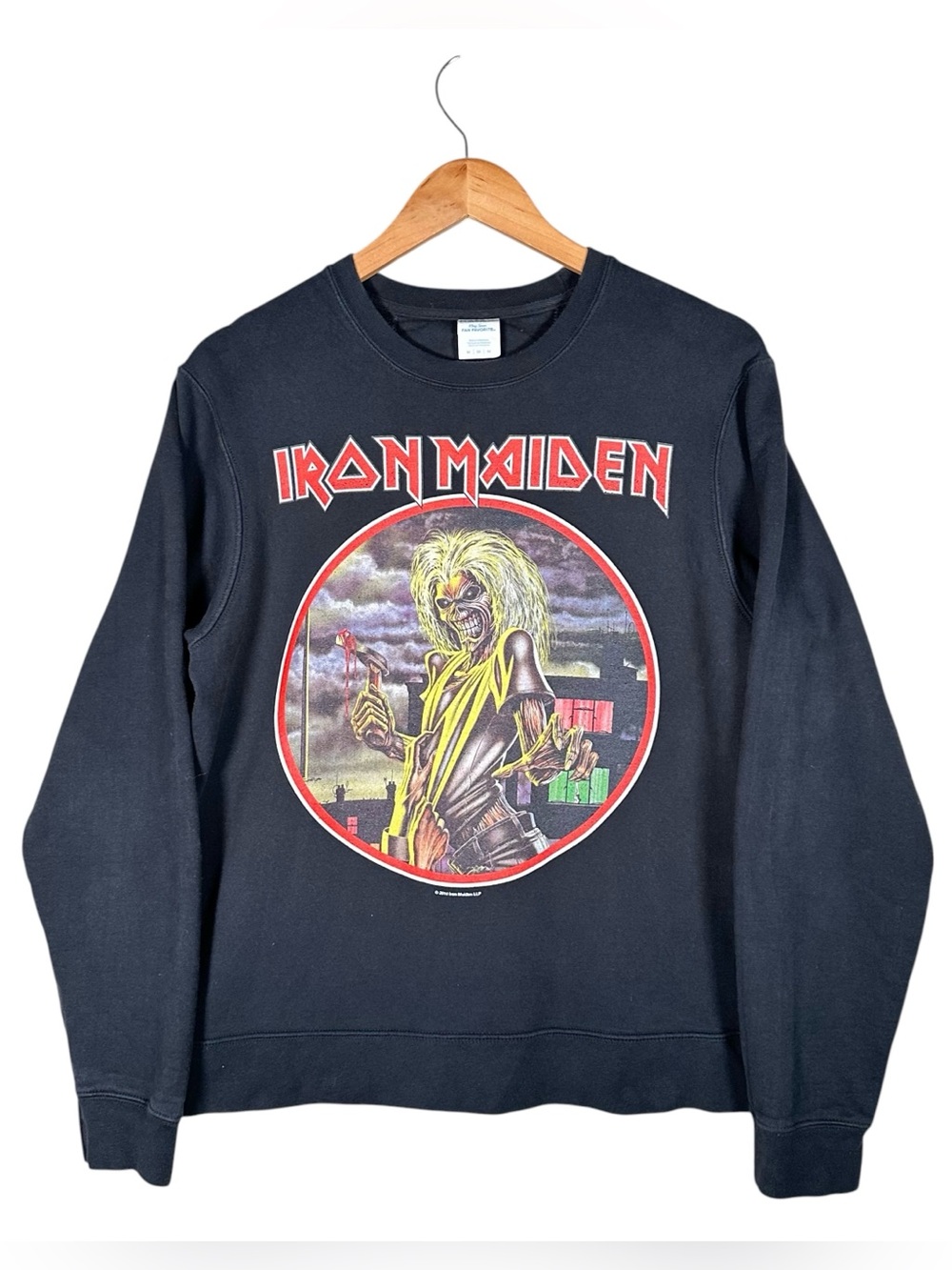 VINTAGE IRON MAIDEN “Killers” Eddie Graphic Crewneck Band Sweatshirt